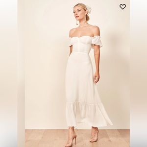 Reformation | Ivory Butterfly Dress | Size 2